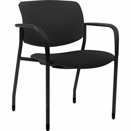 LORELL CHAIR, VINYL, W/ARMS, BK, 2PK LLR83114A205